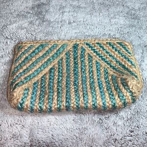 Jute Fabric Clutch Bag